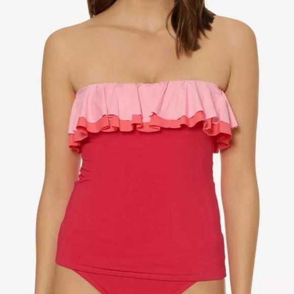 BLEU Rod Beattie Coral Swim Tankini Top - Picture 1 of 4